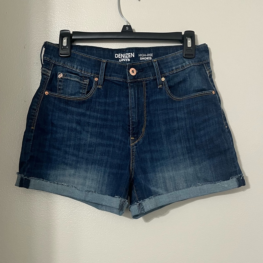 Denizen Levi’s | Blue High-Rise Stretchy Jean Shorts